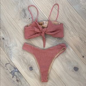 Sie swim Meghan smocked top and bottom